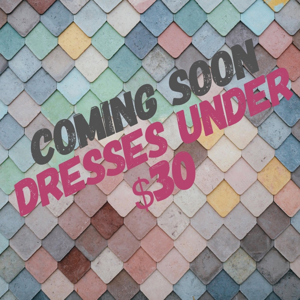 Dresses (with POCKETS!) arriving soon!!
